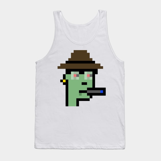 Nft Zombie CryptoPunk Tank Top by JelloTees
